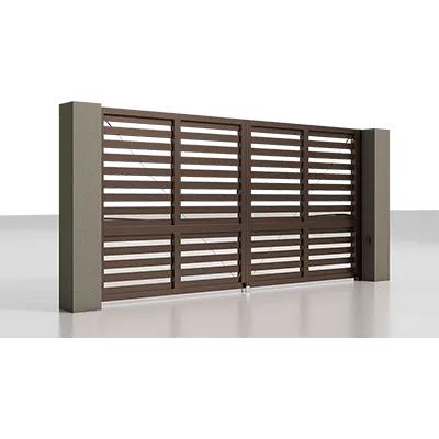 Распашные ворота ALUTECH Prestige