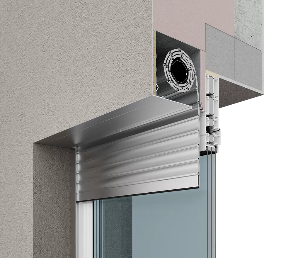 Скрытый короб устанавливается в оконном проеме Скрытый короб устанавливается в оконном проеме